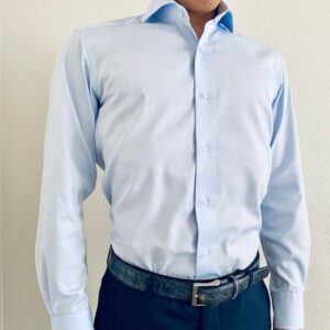 SOLVEシャツ 着用画像 40代 スリム